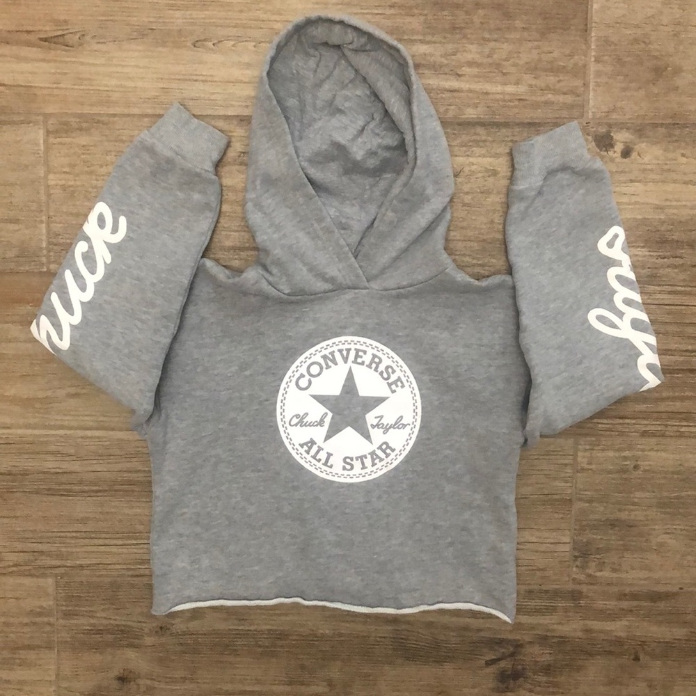 ‼️SOLD‼️Converse All Star Crop Sweater size L yout